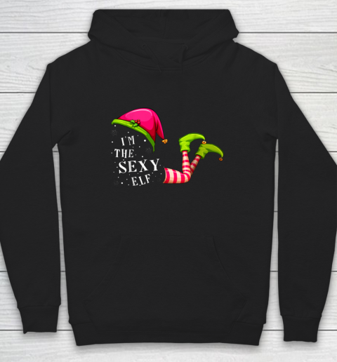 Sexy Elf Matching Family Group Christmas Funny Hoodie