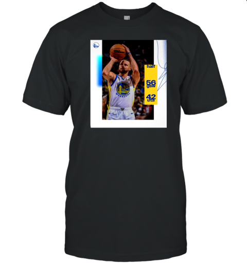 Stephen Curry Golden State Warriors Halftime in Salt Lake City 56 gsw 42 uta Poster T-Shirt