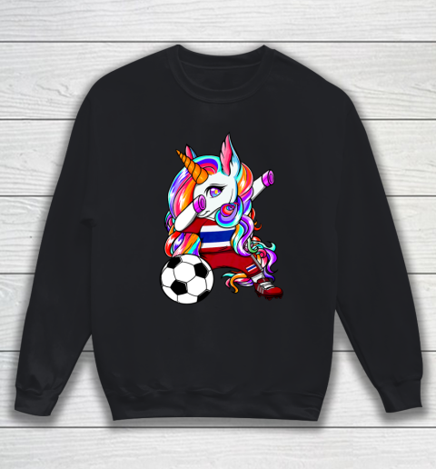 Dabbing Unicorn Thailand Soccer Fans Jersey Thai Football Sweatshirt