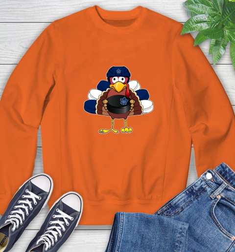 Toronto Maple Leafs Turkey Thanksgiving Day Sweatshirt 4