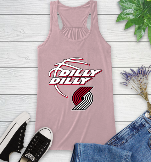 NBA Portland Trail Blazers Dilly Dilly Basketball Sports Racerback Tank 11