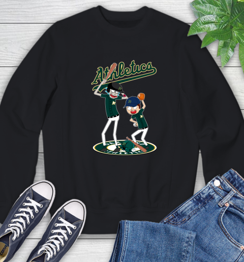 MLB Oakland Athletics Rick And Morty Baseball 26