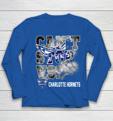 NBA Charlotte Hornets Basketball Can't Stop Vs Youth Long Sleeve 7