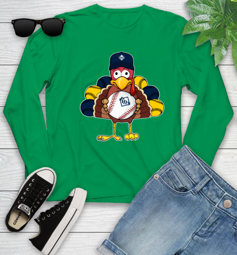 Tampa Bay Rays Turkey thanksgiving Youth Long Sleeve 6