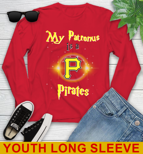 MLB Baseball Harry Potter My Patronus Is A Pittsburgh Pirates Youth Long Sleeve 12 MLB Baseball Harry Potter My Patronus Is A Pittsburgh Pirates Youth Long Sleeve - Image 12