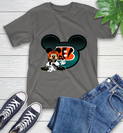 NFL Cincinnati Bengals Mickey Mouse Disney Football T Shirt T-Shirt 9