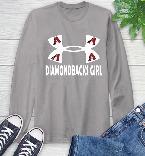 MLB Arizona Diamondbacks Under Armour Baseball Sports Long Sleeve T-Shirt 6