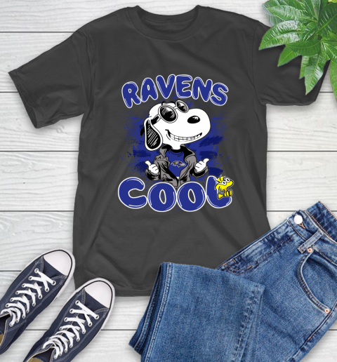 NFL Football Baltimore Ravens Cool Snoopy Shirt T-Shirt