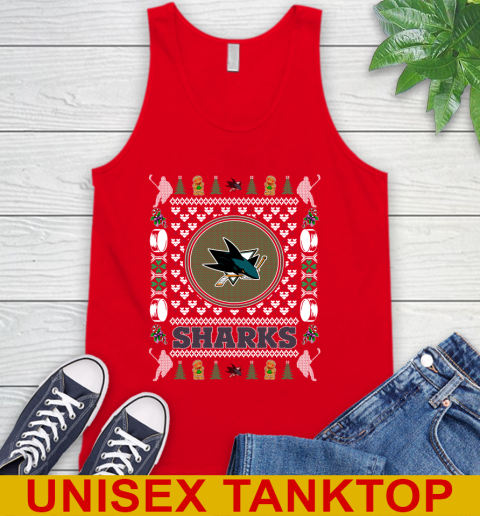 San Jose Sharks Merry Christmas NHL Hockey Loyal Fan Tank Top 5