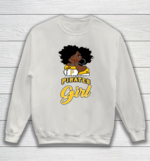 Pittsburgh Piratess Girl MLB Sweatshirt 10