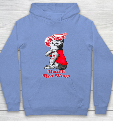 NHL My Cat Loves Detroit Red Wings Hockey Hoodie 8