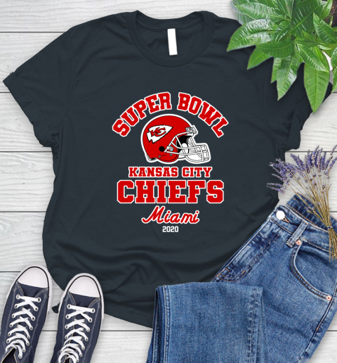 Kansas City Chiefs Super Bowl Champion Miami Logo 2020 NFL Shirts 87
