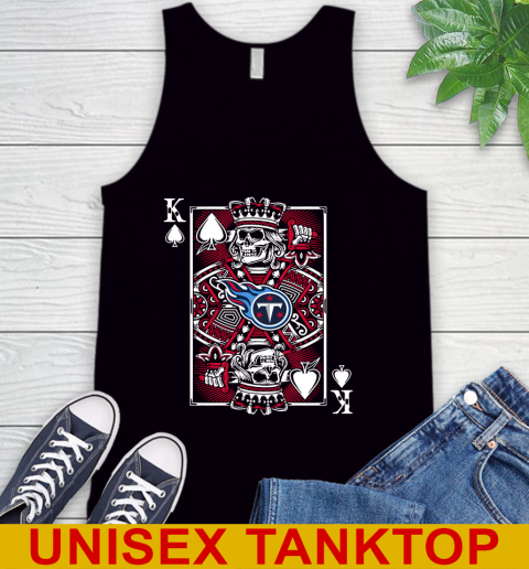 Tennessee Titans NFL Football The King Of Spades Death Cards Shirt Tank Top