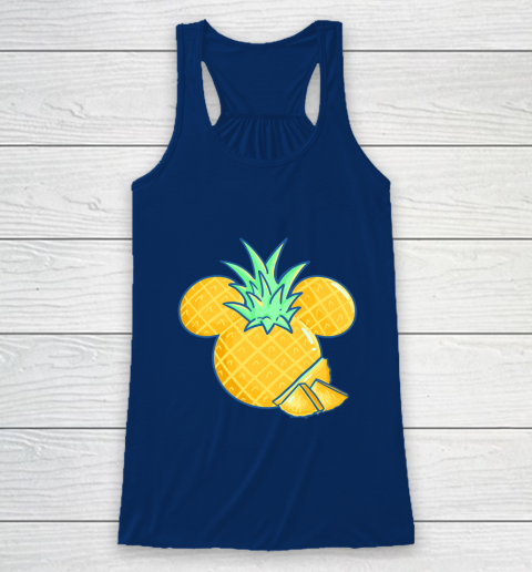 Disney Mickey Friends Mickey Pineapple Logo Racerback Tank 6
