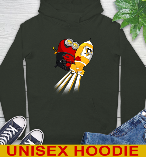 NHL Hockey Pittsburgh Penguins Deadpool Minion Marvel Shirt Hoodie 12