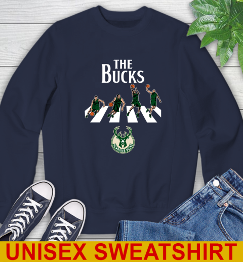 NBA Basketball Milwaukee Bucks The Beatles Rock Band Shirt Sweatshirt 2