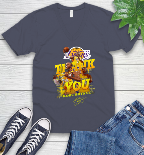 Great Thank you Kobe Bryant Los Angeles Lakers signature shirt 52