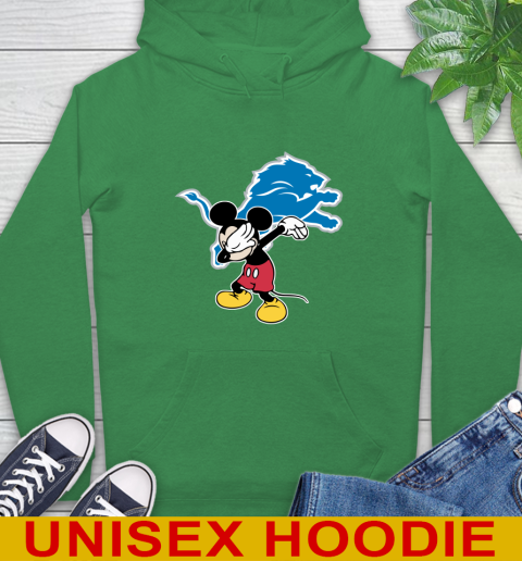 Detroit Lions NFL Football Dabbing Mickey Disney Sports Hoodie 8