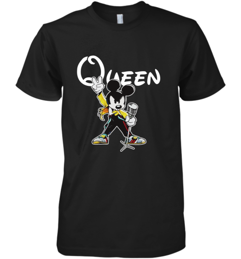 Mickey Freddie Mercury Queen Premium Men's T-Shirt
