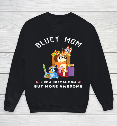 Fathers Blueys Dad Mum Love Gifts Youth Sweatshirt