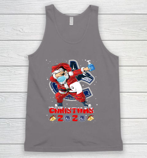 Vancouver Canucks Funny Santa Claus Dabbing Christmas 2020 NHL Tank Top 6