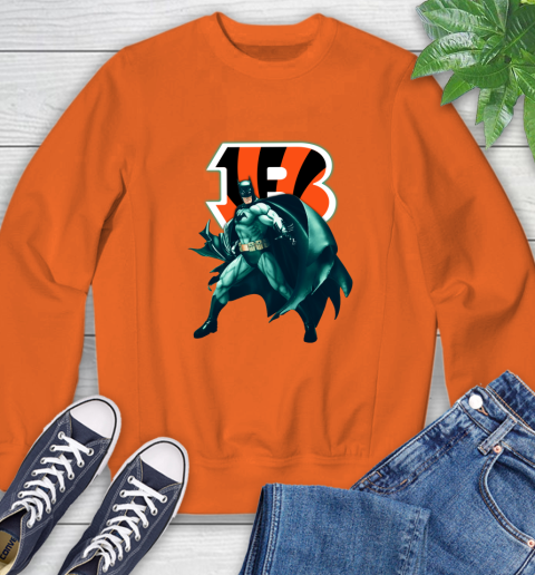 NFL Batman Football Sports Cincinnati Bengals Sweatshirt 4