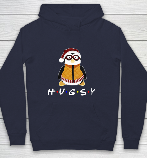 Funny Tee Hugsy Penguin For Friends Christmas Unagi Lobster Hoodie 2