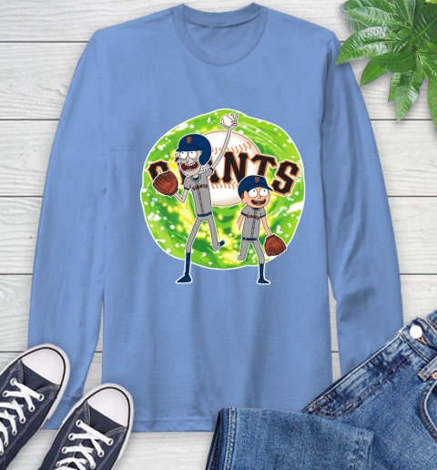 MLB San Francisco Giants Rick And Morty Baseball Sports Long Sleeve T-Shirt 11