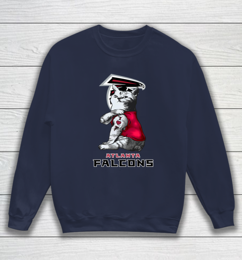 NFL Football My Cat Loves Atlanta Falcons Sweatshirt 2