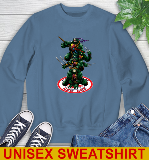 MLB Baseball Boston Red Sox Teenage Mutant Ninja Turtles Shirt Sweatshirt 8