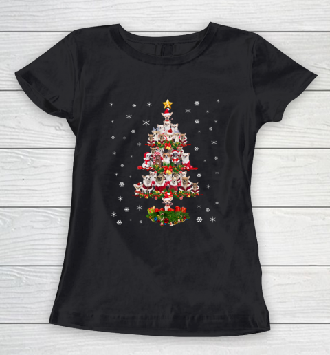 Chihuahua Christmas Tree Shirt Xmas Gift For Chihuahua Dog Women's T-Shirt
