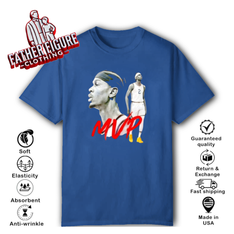 Shai Gilgeous Alexander Sga Nba Mvp 2025 Portrait T-Shirt