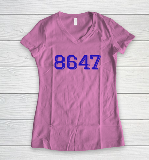 8647 James Comey Women's V-Neck T-Shirt 6
