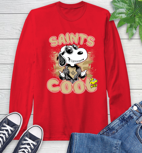 NFL Football New Orleans Saints Cool Snoopy Shirt Long Sleeve T-Shirt 12