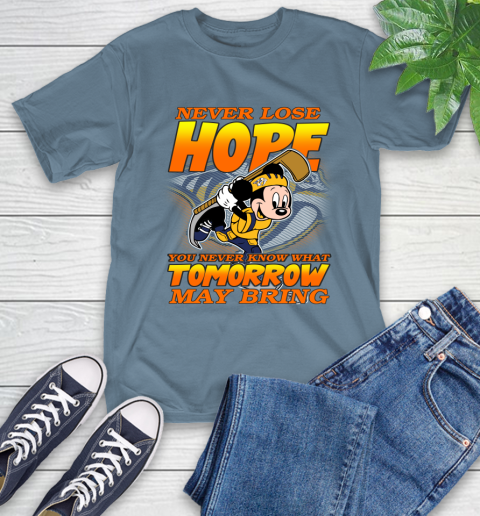 Nashville Predators NHL Hockey ootball Mickey Disney Never Lose Hope T-Shirt 8