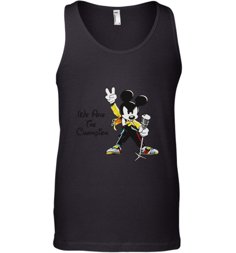 We Are The Champions Queen Mickey Freddie Mercury Tank Top