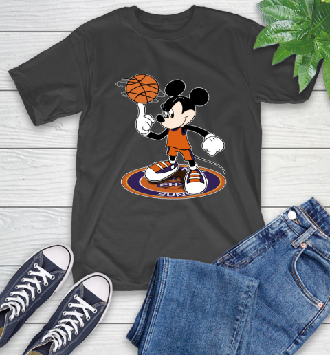 NBA Basketball Phoenix Suns Cheerful Mickey Disney Shirt T-Shirt