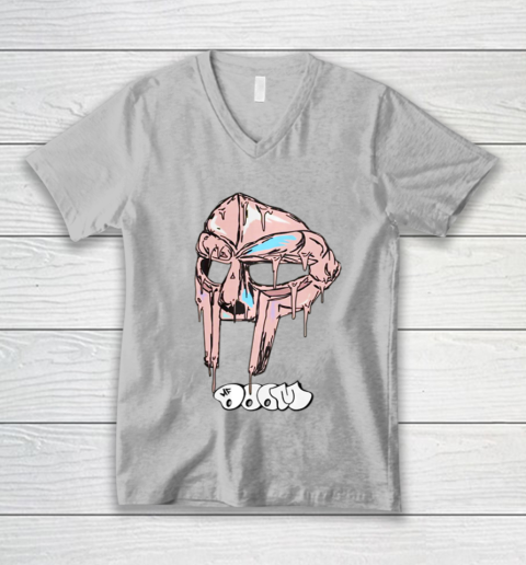 Tribute To M F Doom Villain Mask Gift V-Neck T-Shirt 2