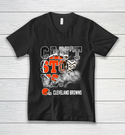 NFL Cleveland Browns Can't Stop Vs V-Neck T-Shirt