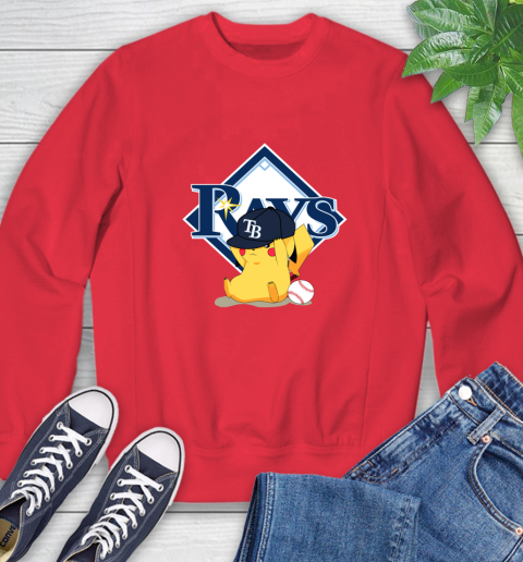 MLB Pikachu Baseball Sports Tampa Bay Rays Sweatshirt 10