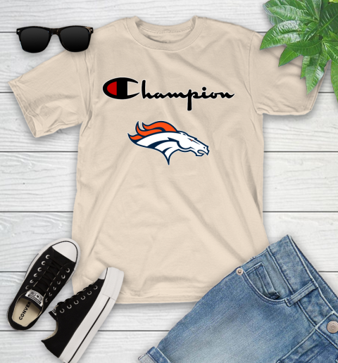 NFL Football Denver Broncos Champion Shirt Youth T-Shirt 9