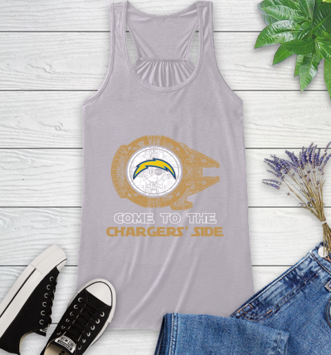 NFL Come To The Los Angeles Chargers Star Wars Football Sports Racerback Tank 4