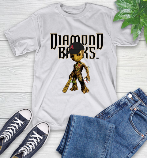 MLB Arizona Diamondbacks Groot Guardians Of The Galaxy Baseball T-Shirt 12
