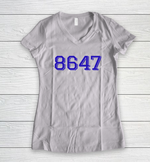 8647 James Comey Women's V-Neck T-Shirt