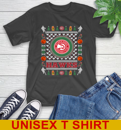 Atlanta Hawks Merry Christmas NBA Basketball Loyal Fan T-Shirt