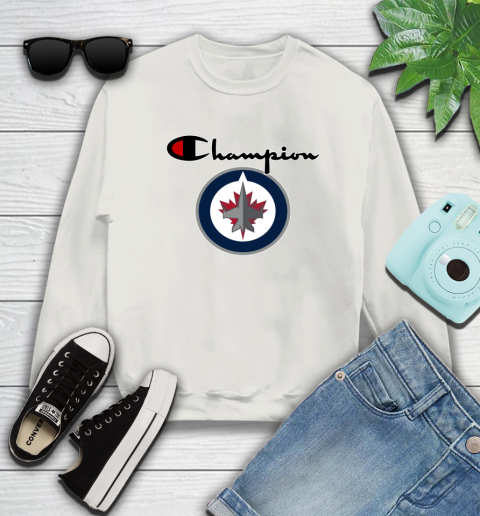 NHL Hockey Winnipeg Jets Champion Shirt Sweatshirt 9