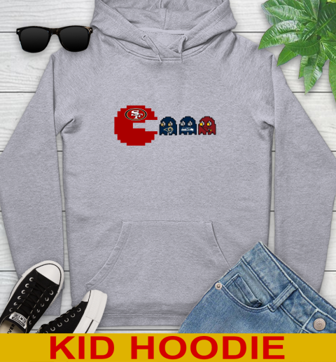 San Francisco 49ers NFL Football Pac Man Champion Youth Hoodie 6