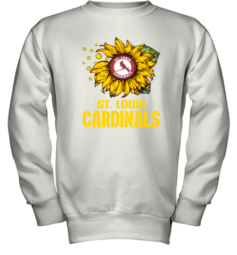 St. Louis Cardinals Sunflower MLB Baseball Youth Sweatshirt