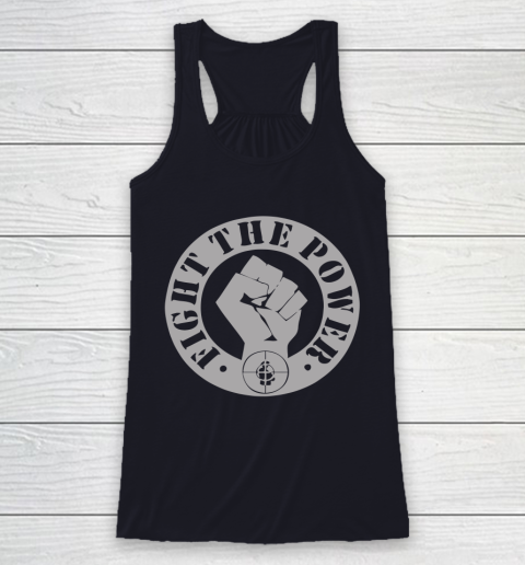 Fight The Power Public Enemy Racerback Tank 7