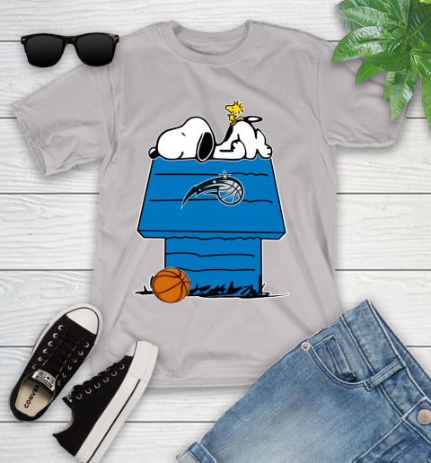 Orlando Magic NBA Basketball Snoopy Woodstock The Peanuts Movie Youth T-Shirt 12